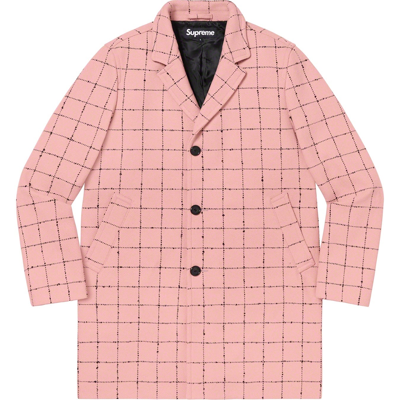 Wool Windowpane Overcoat view 12